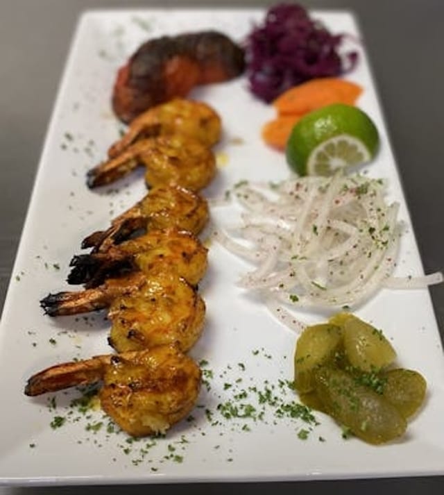 Shrimp Kebob.