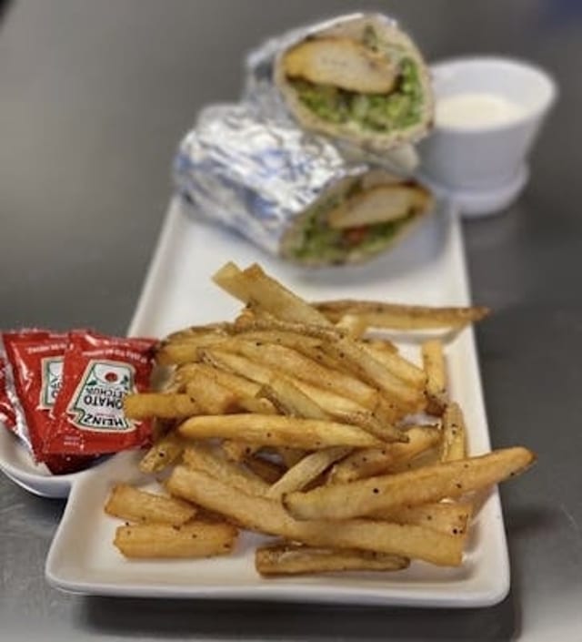 Chicken Kebob Wrap.
