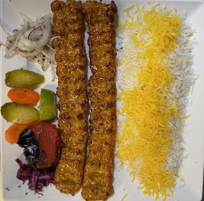 Chicken Koobideh Kebob.