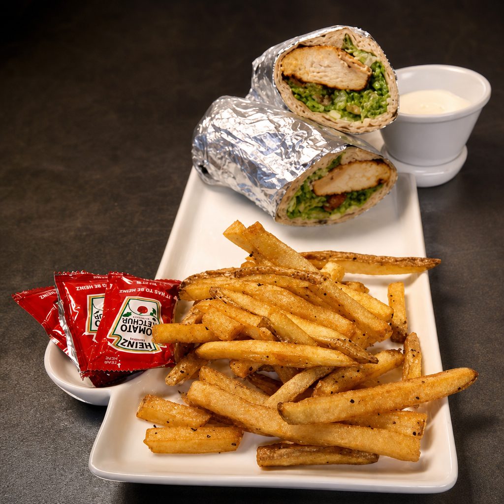 Chicken Kebob Wrap.